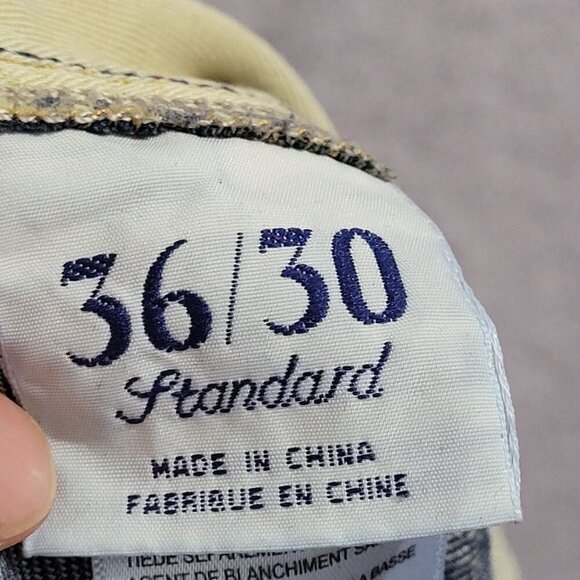 Tommy Bahama Mens Blue Jeans 36x31 Standard Fit Cotton/Tencel Blend - Picture 5 of 9